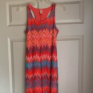 No Boundaries patterned maxi dress